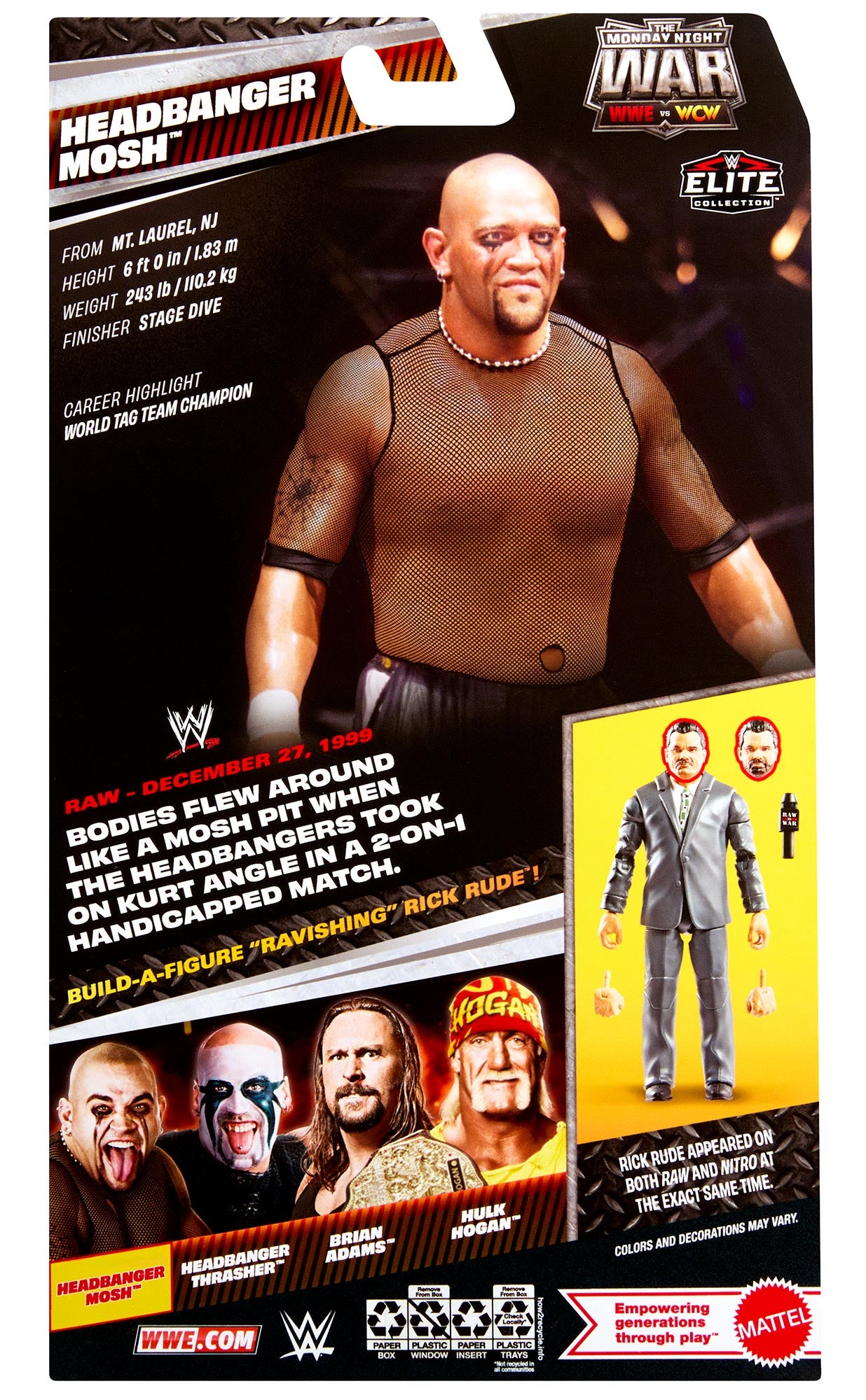 Headbanger Mosh WWE Monday Night War Elite Collection Series #11