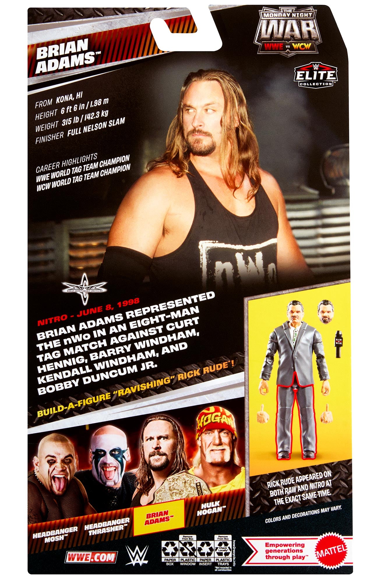 Brian Adams WWE Monday Night War Elite Collection Series #11