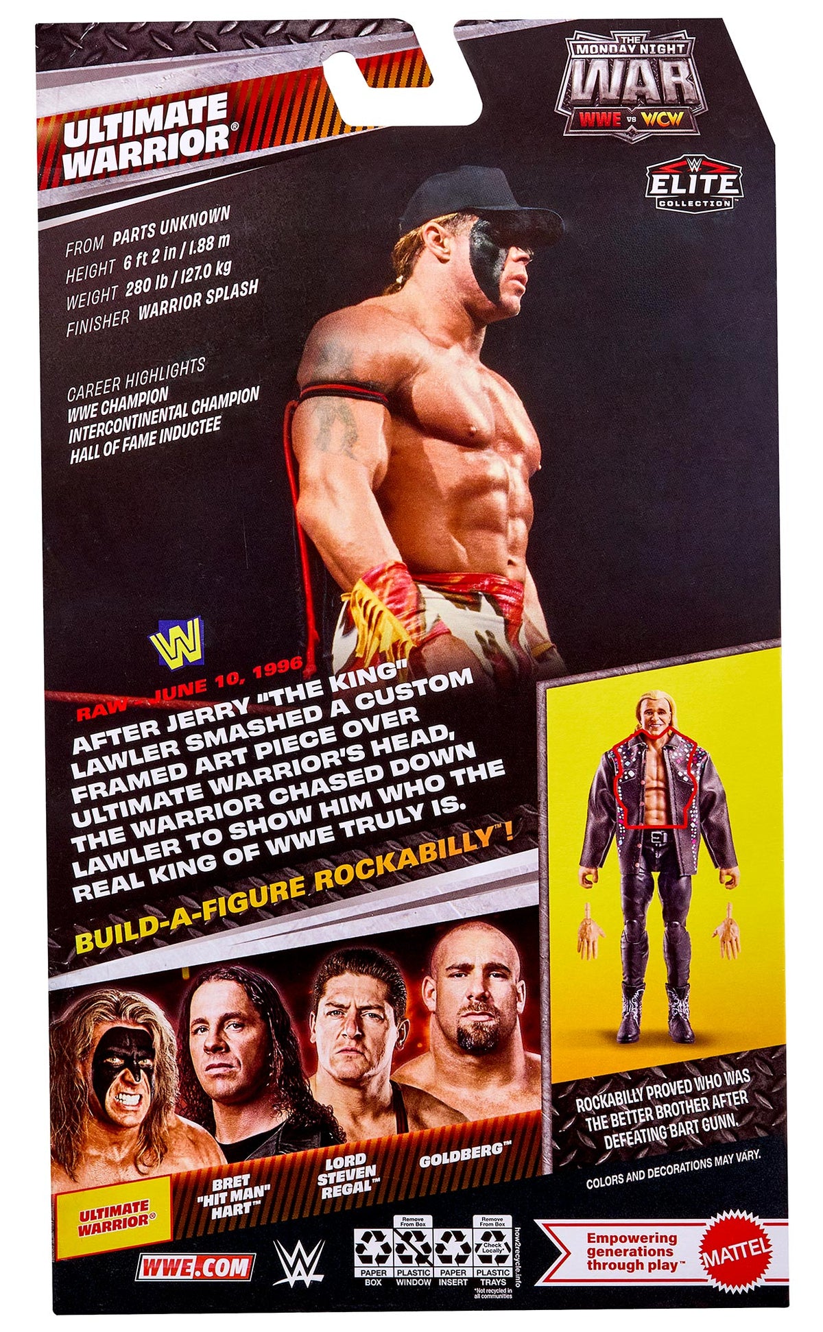 Ultimate Warrior WWE Monday Night War Elite Collection Series #12