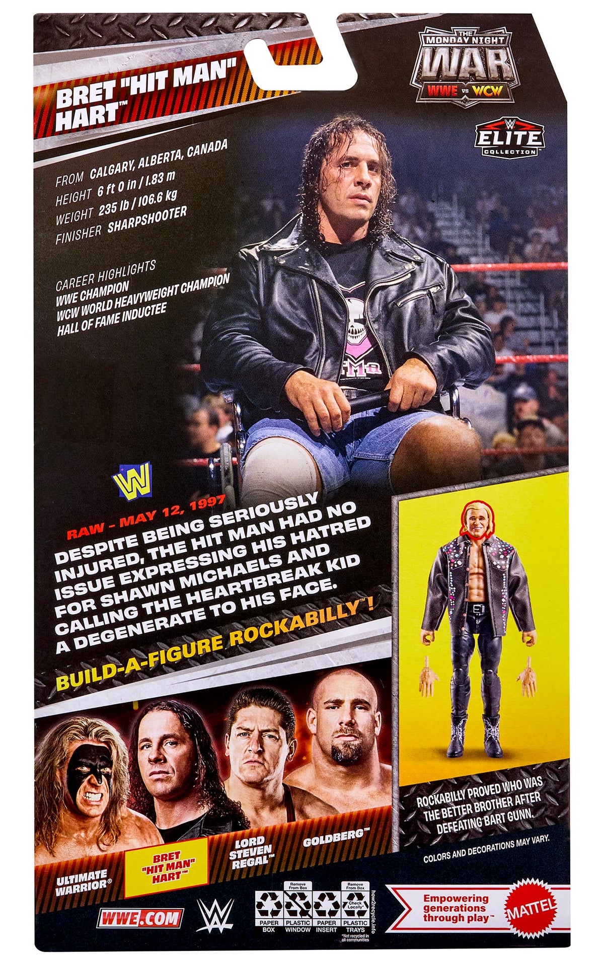 Bret "Hit Man" Hart WWE Monday Night War Elite Collection Series #12