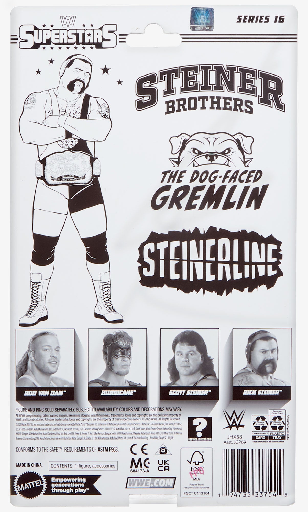 Rick Steiner WWE Superstars Series #16 Action Figure