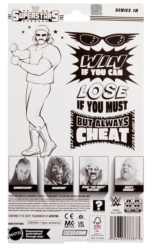 Jesse "The Body" Ventura WWE Superstars Series #18