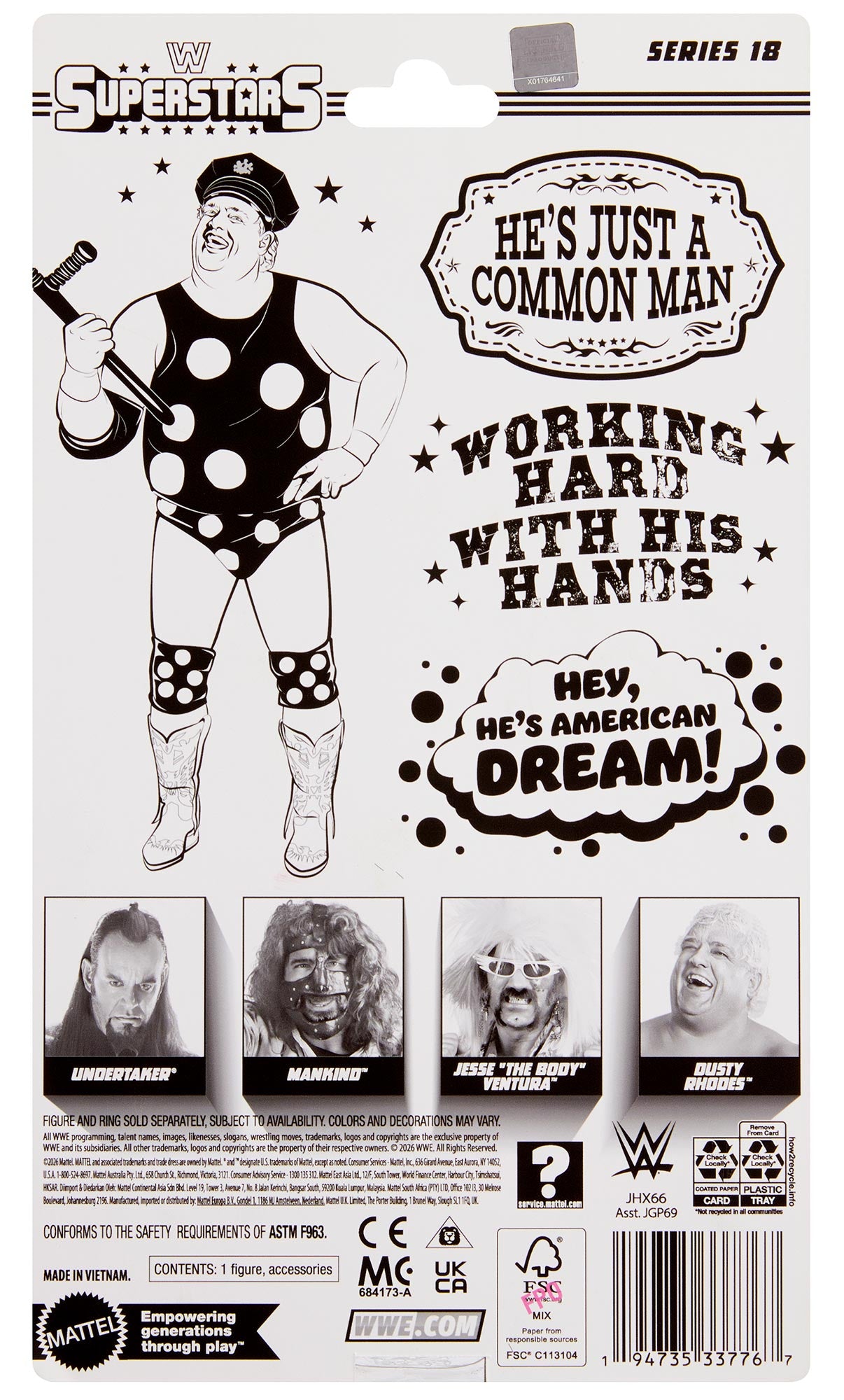 Dusty Rhodes WWE Superstars Series #18