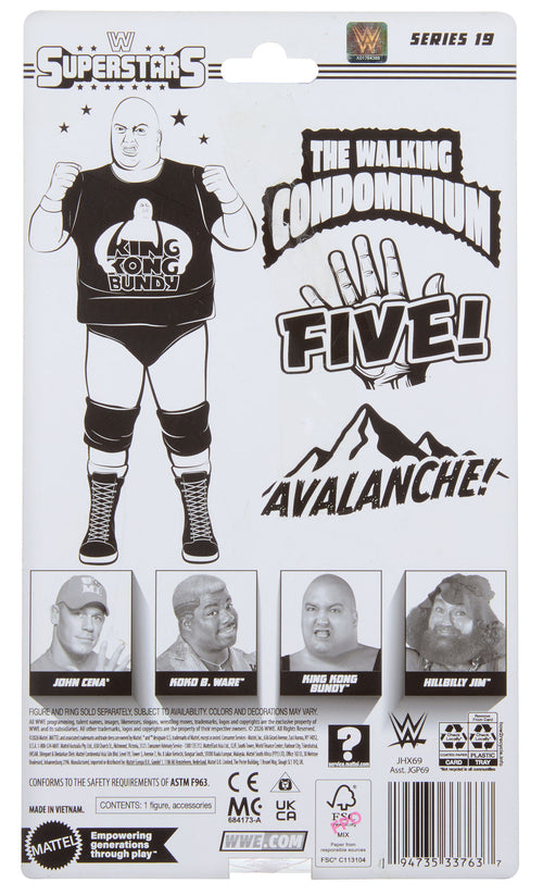 King Kong Bundy WWE Superstars Series #19