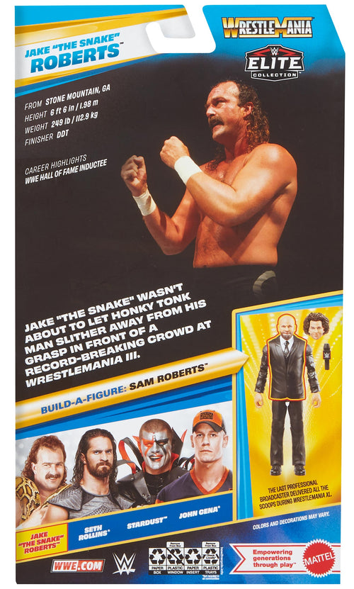 Jake "The Snake" WWE WrestleMania 42 Elite Collection