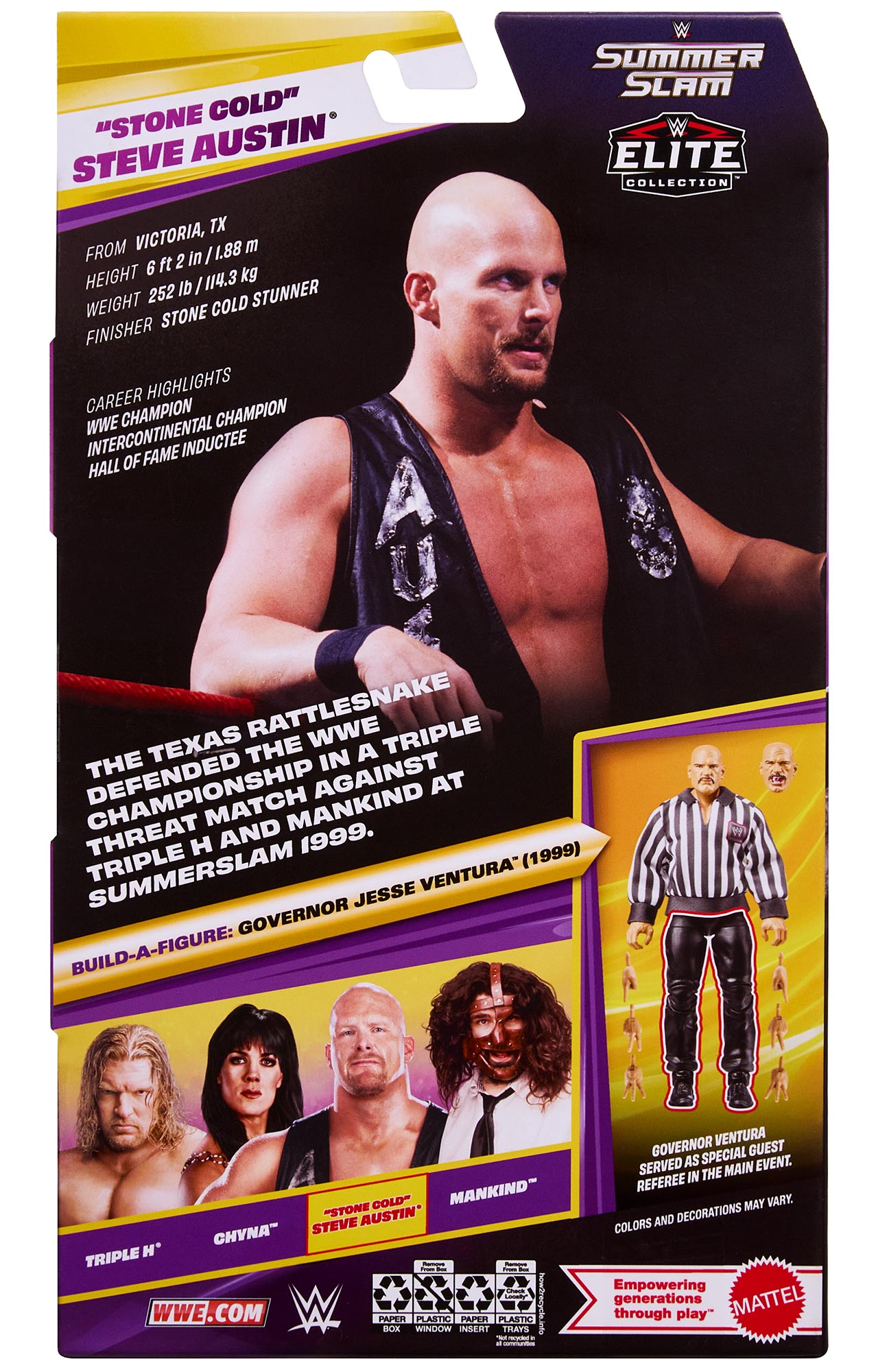 "Stone Cold" Steve Austin WWE SummerSlam 2026 Elite Collection Series