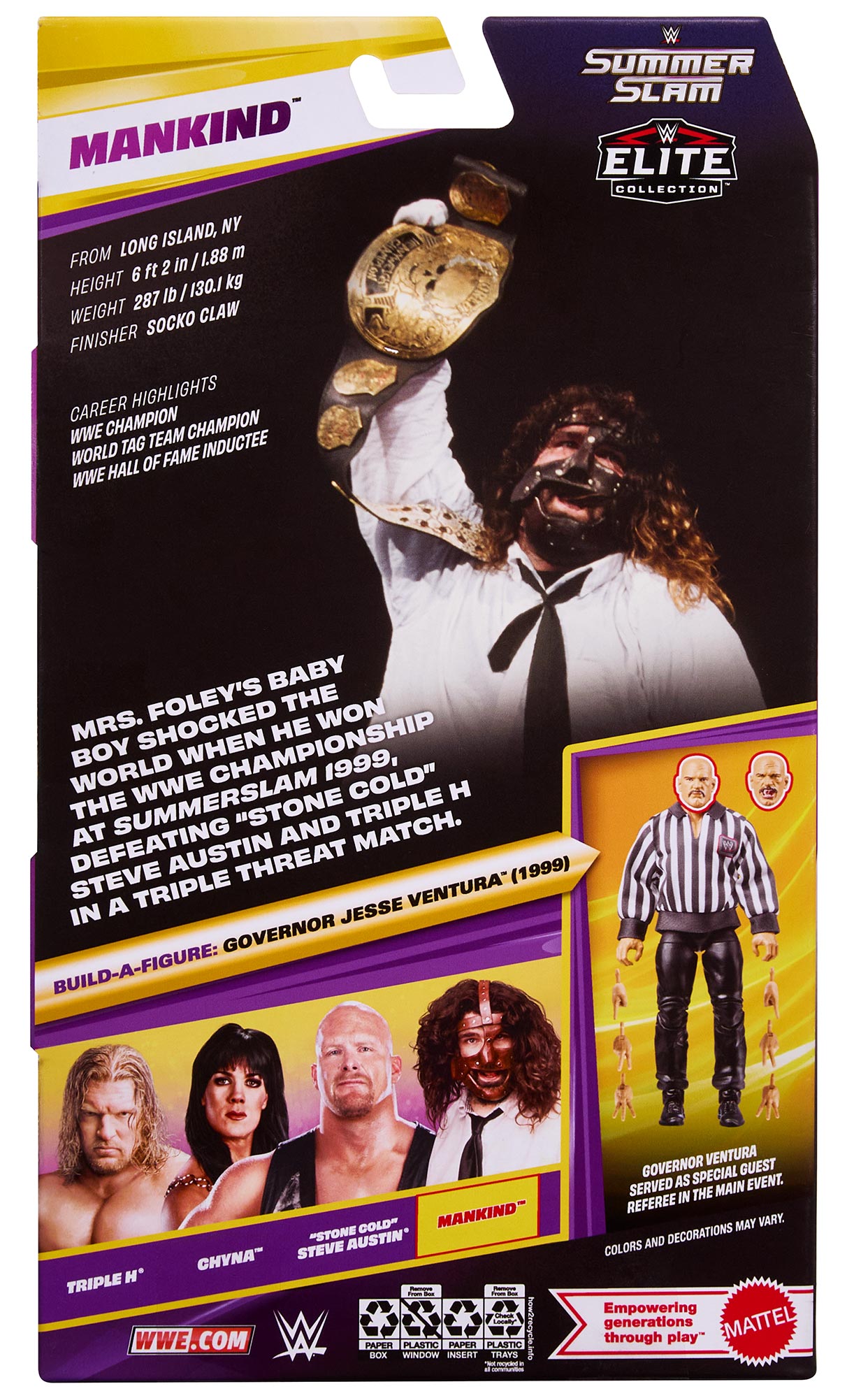 WWE Elite Mankind マンカインド 新品開封のみ Mankind (1999) - WWE Elite SummerSlam 2026 WWE Toy Wrestling