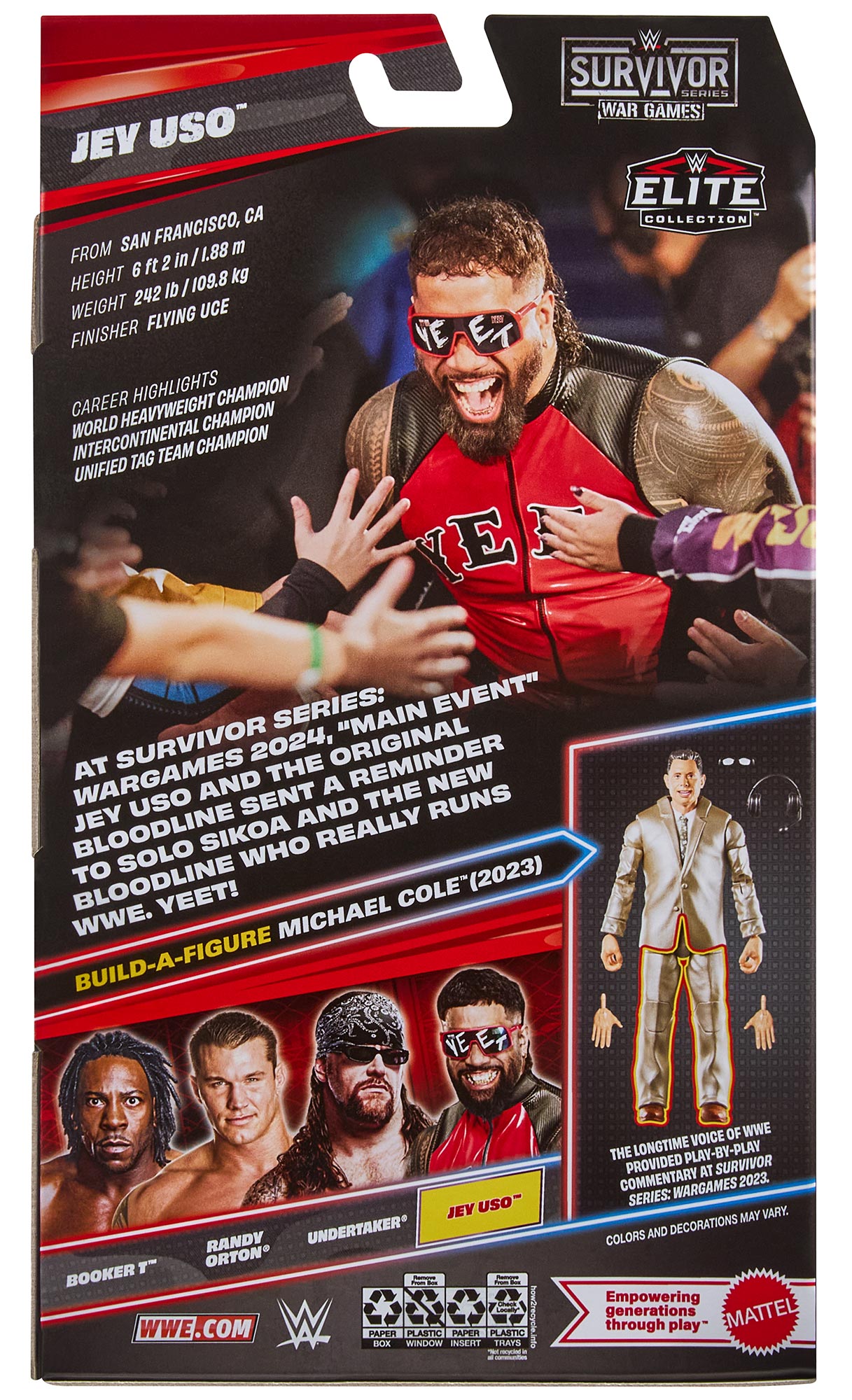 Jey Uso WWE Survivor Series 2026 Elite Collection Series