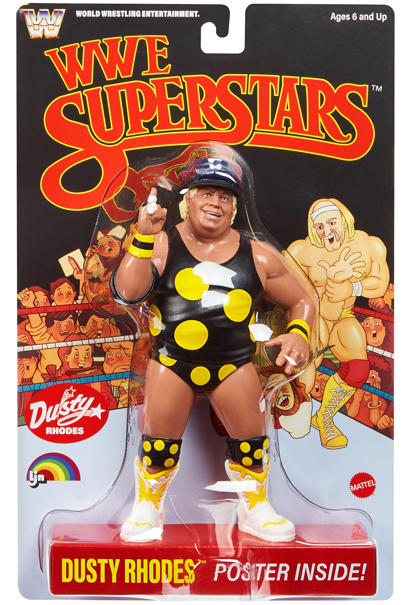 Dusty Rhodes LJN WWE Superstars Series #1 (Black card)