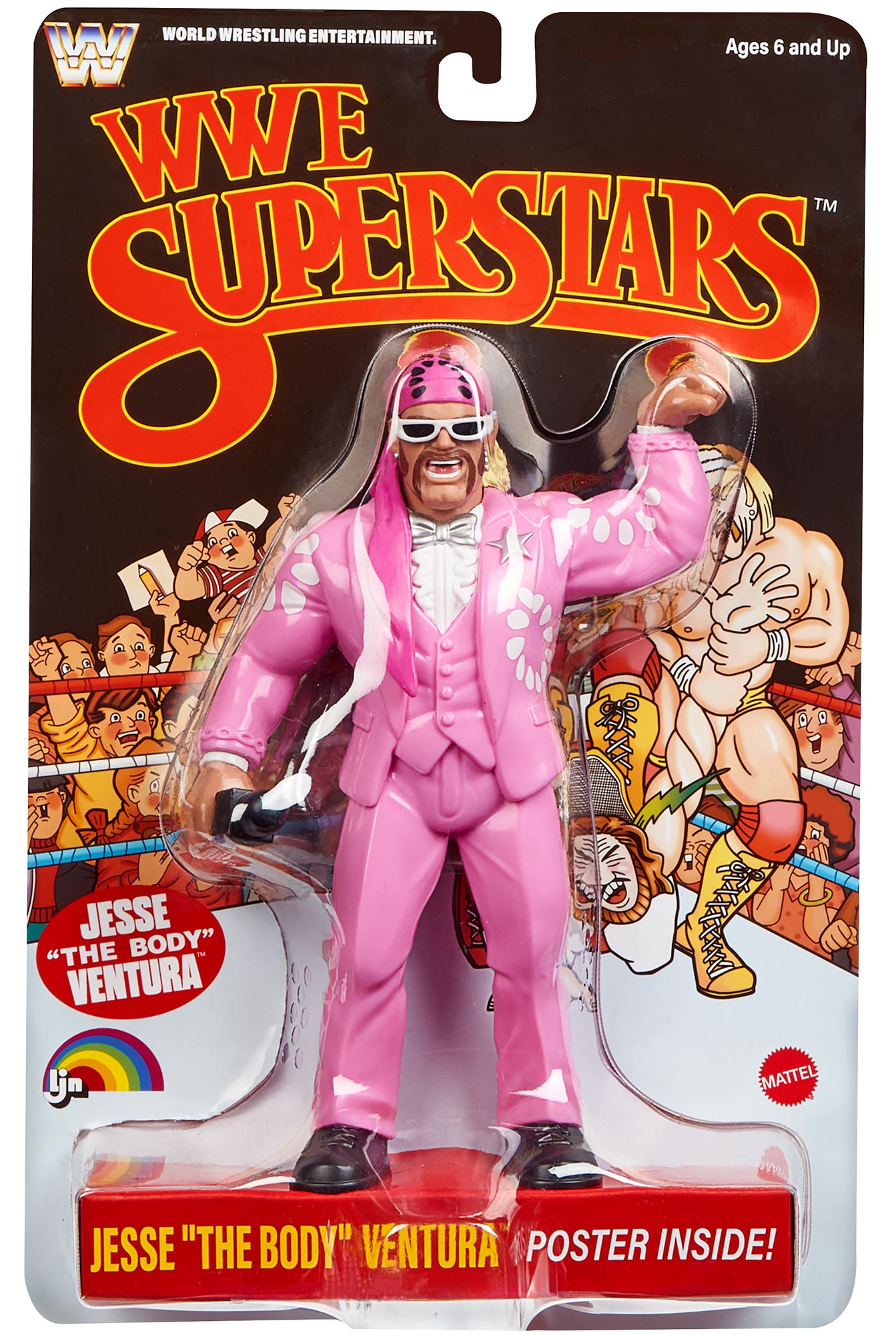 Jesse "The Body" Ventura LJN WWE Superstars Series #2 (Black card)