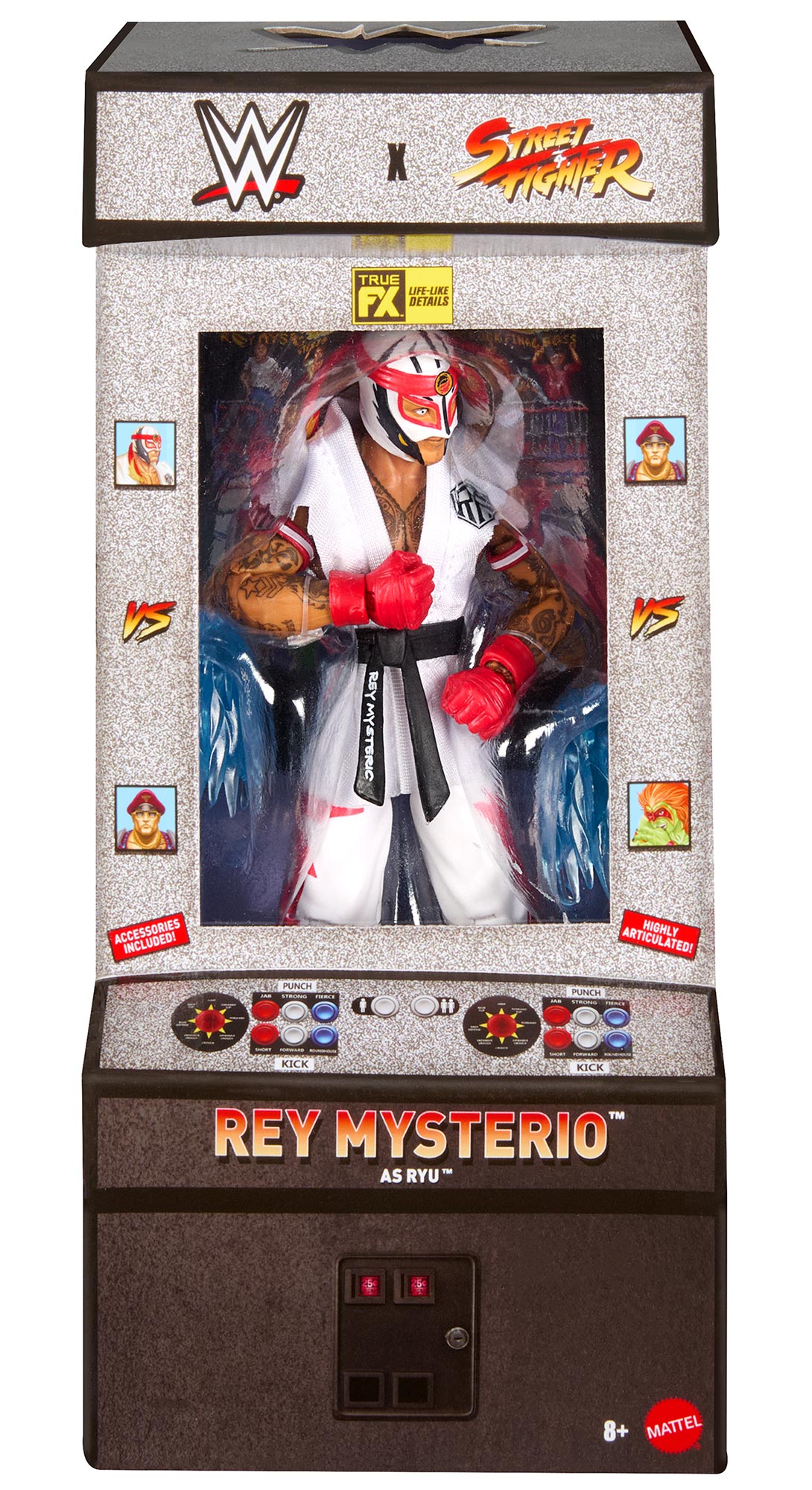 Rey Mysterio as Ryu WWE Elite Collection x Street Fighter Series #1