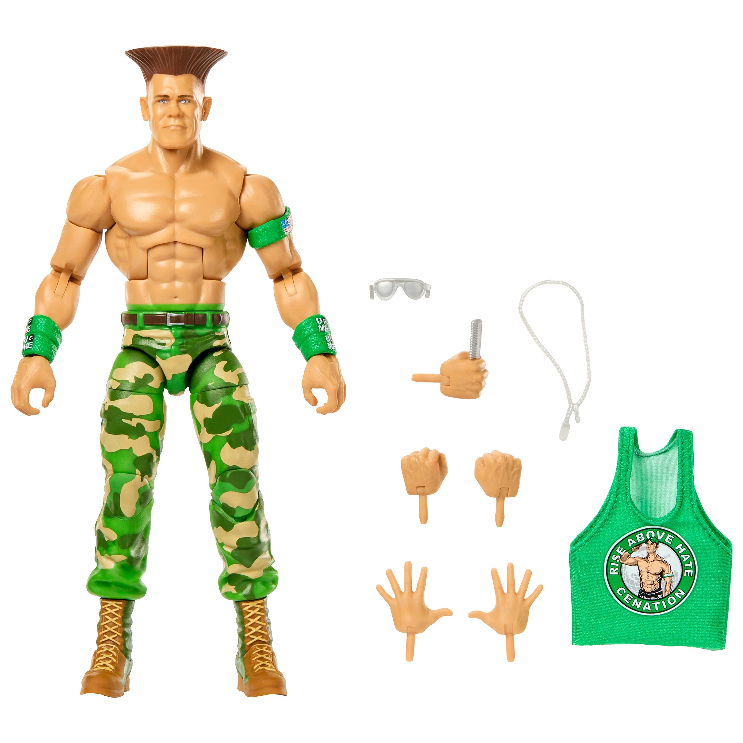 John Cena as Guile WWE Elite Collection x Street Fighter Series #2