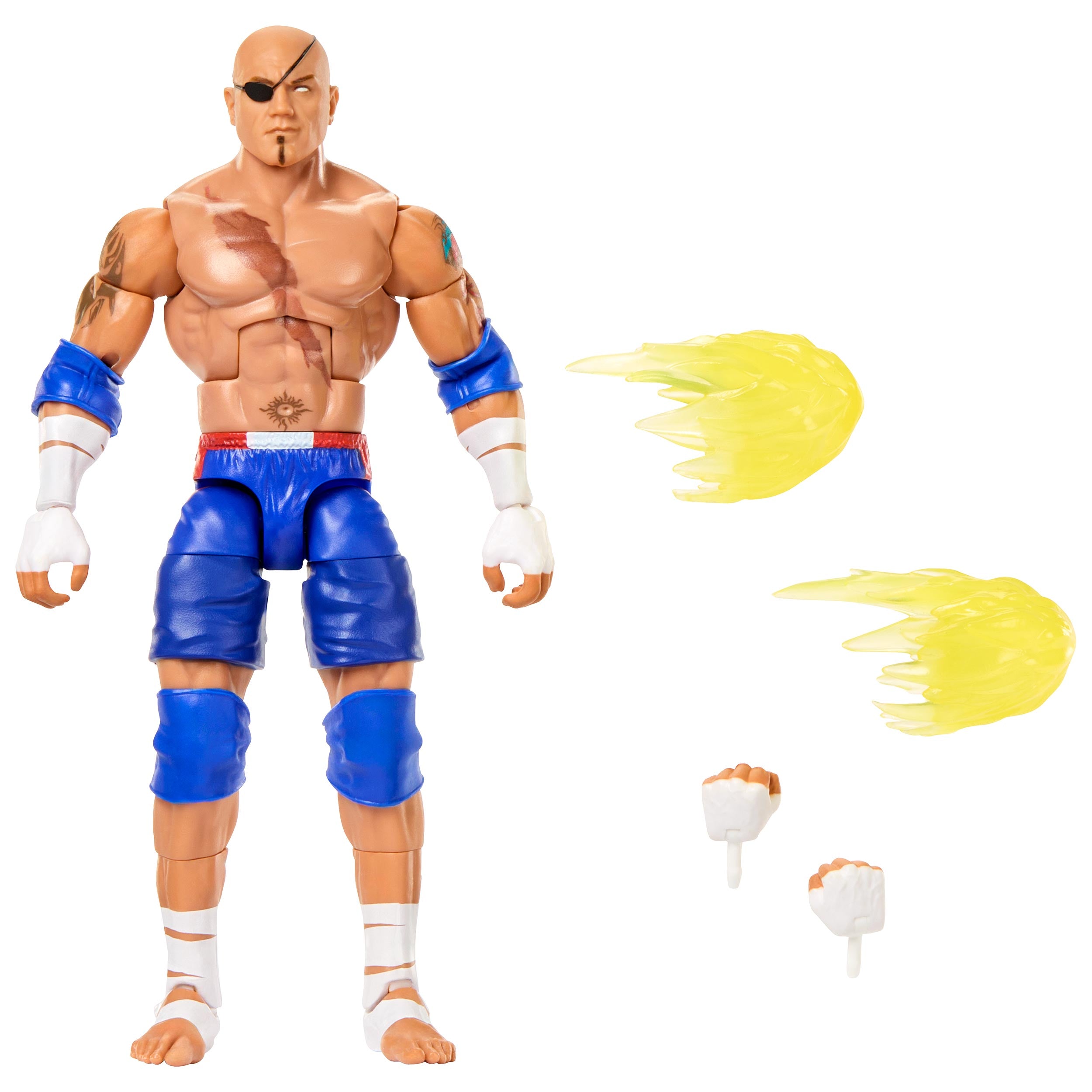 Batista as Sagat WWE Elite Collection x Street Fighter Series #2