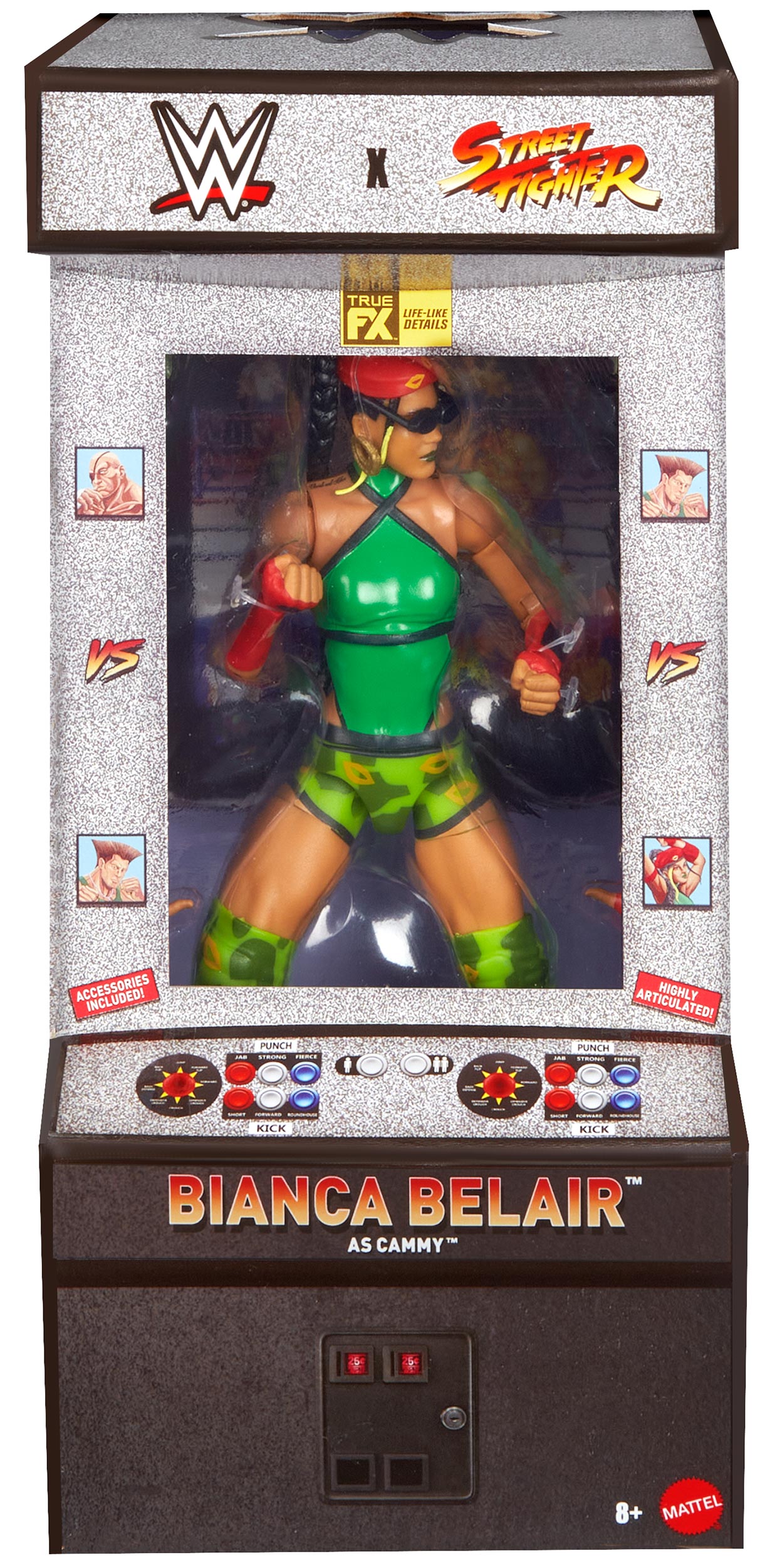 Bianca Belair as Cammy WWE Elite Collection x Street Fighter Series #2