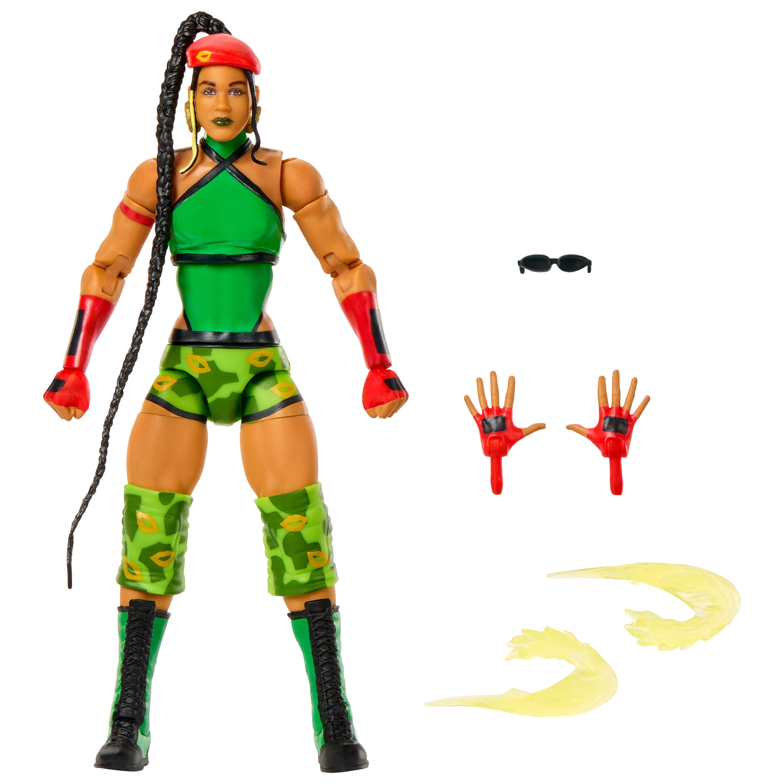 Bianca Belair as Cammy WWE Elite Collection x Street Fighter Series #2