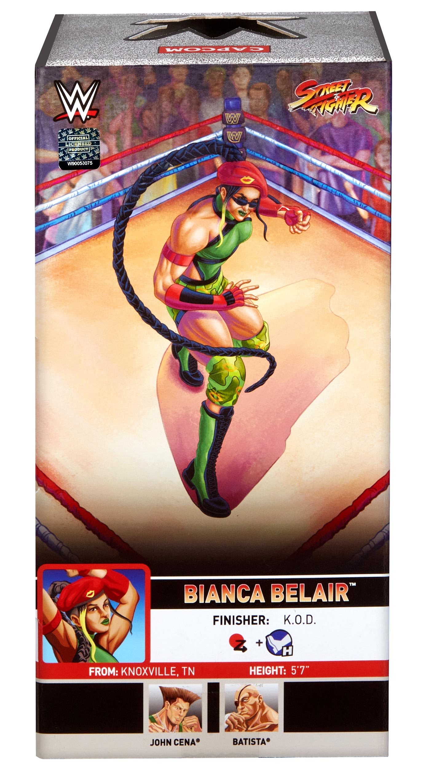 Bianca Belair as Cammy WWE Elite Collection x Street Fighter Series #2