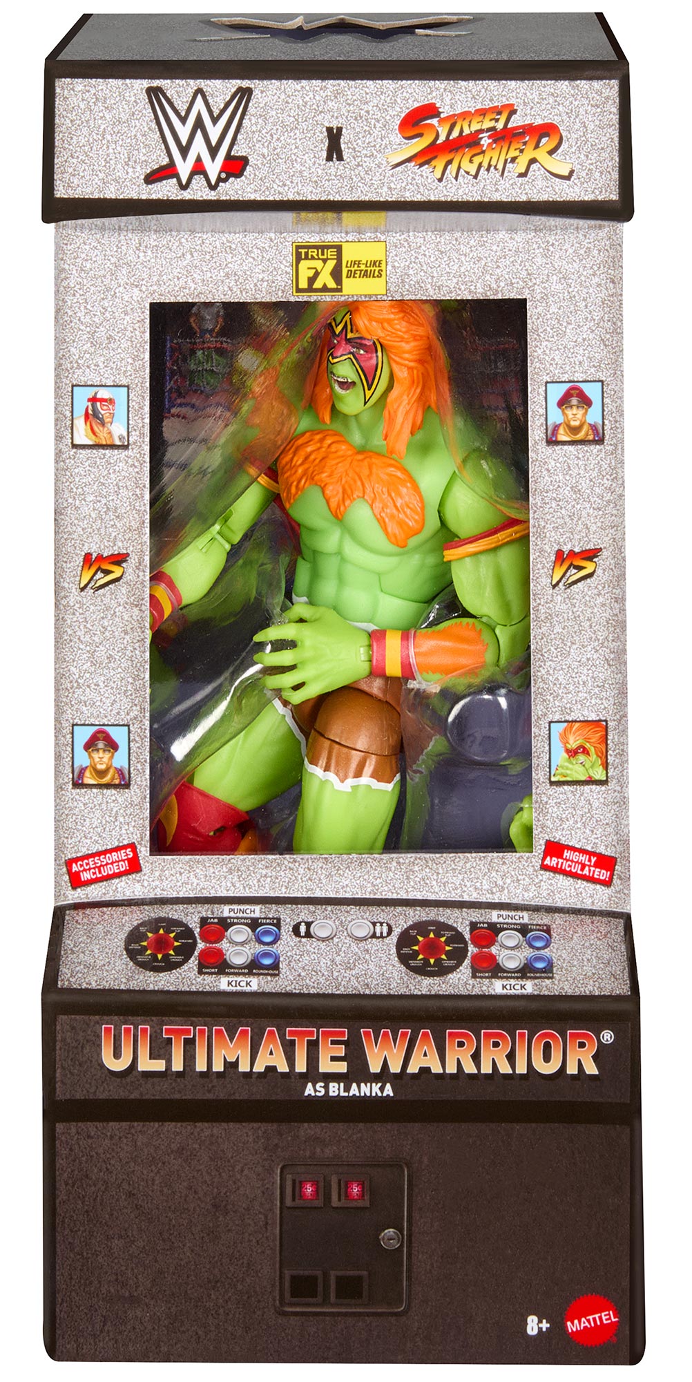 Ultimate Warrior as Blanca WWE Elite Collection x Street Fighter Series #1