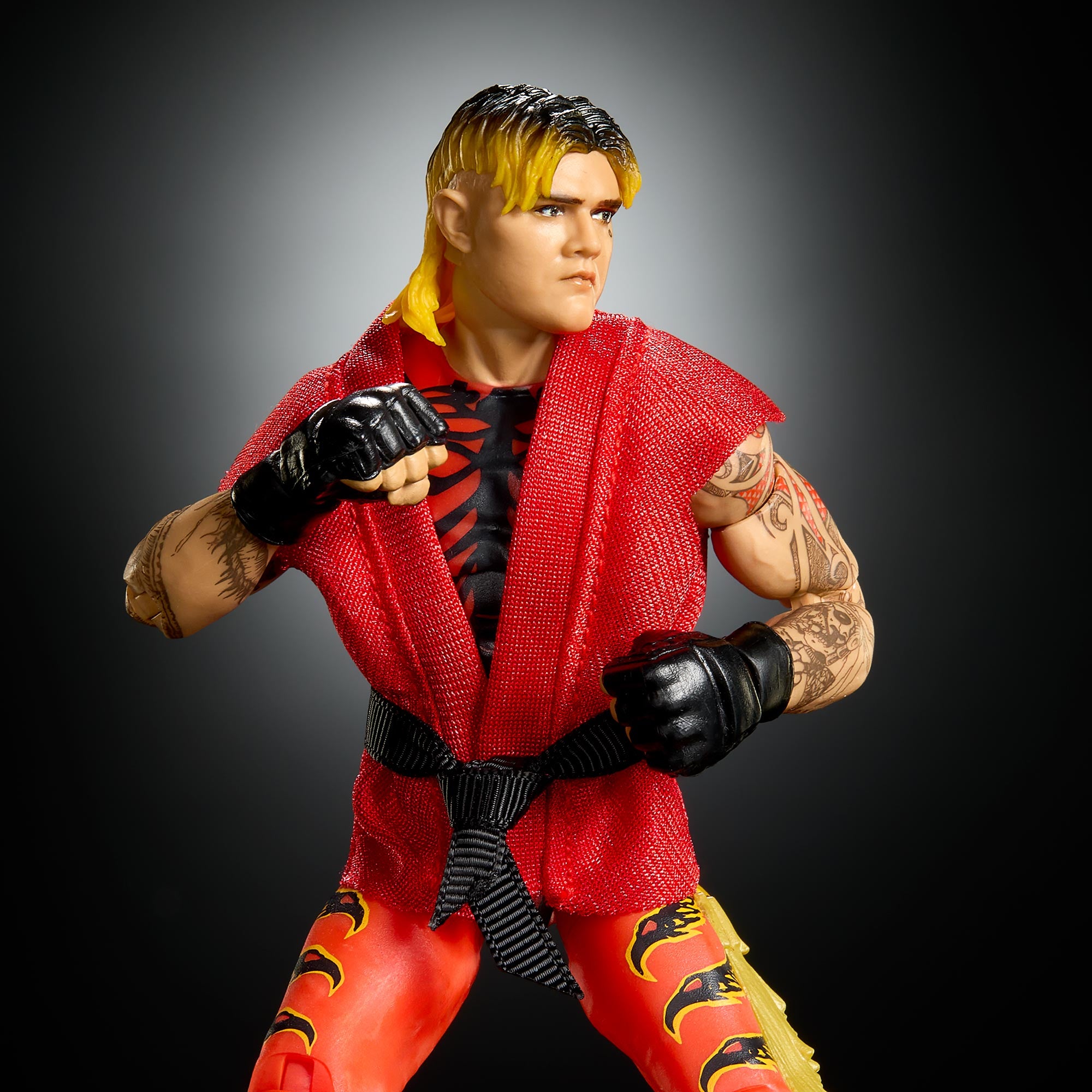 Dominik Mysterio as Ken WWE Elite Collection x Street Fighter