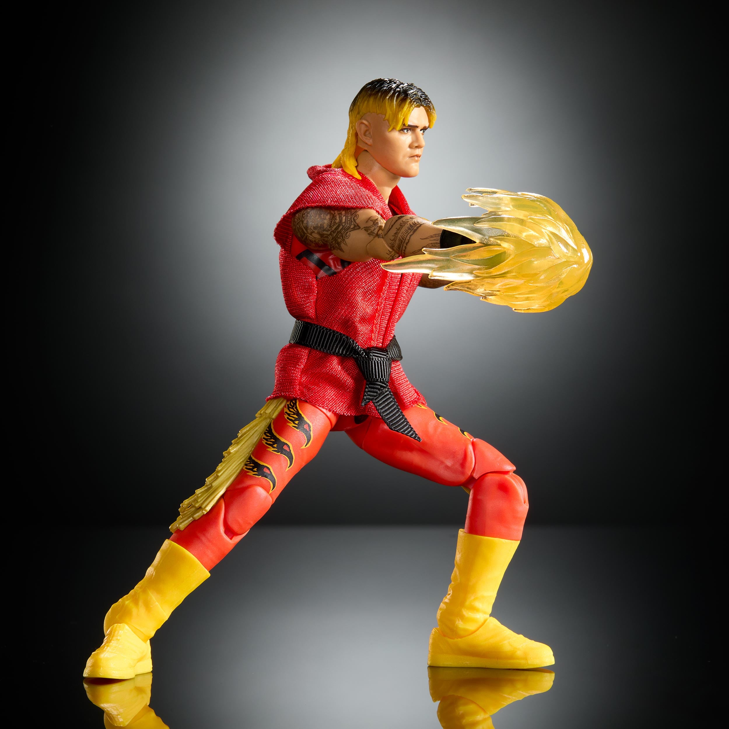 Dominik Mysterio as Ken WWE Elite Collection x Street Fighter