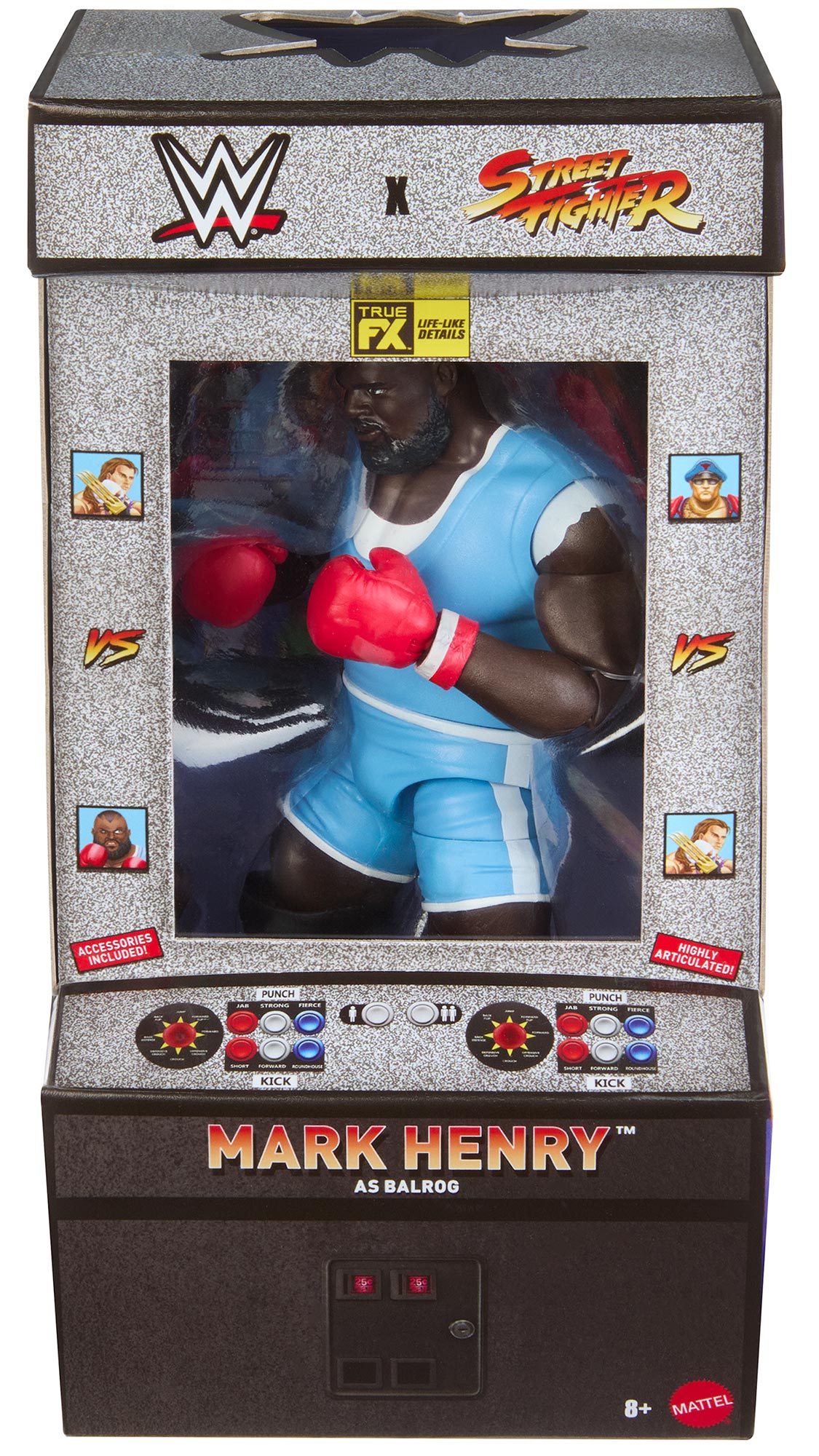 Mark Henry as Balrog WWE Elite Collection x Street Fighter Series #4