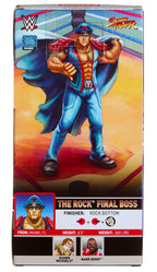 The Rock as M Bison Player 2 WWE Elite Collection x Street Fighter Series #4