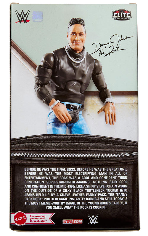 The Rock WWE Elite Collection (With Fanny Pack)