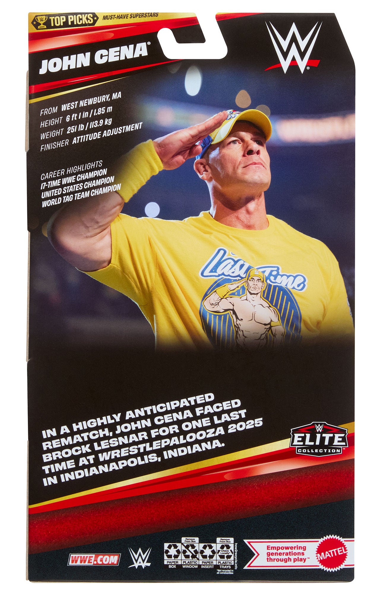 John Cena WWE Elite Collection Top Picks 2027 (Wave 1)
