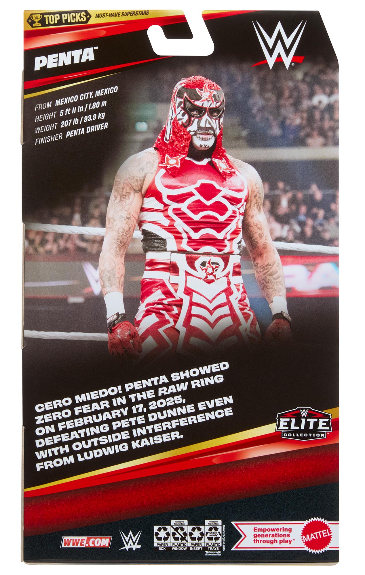 Penta WWE Elite Collection Top Picks 2027 (Wave 1)