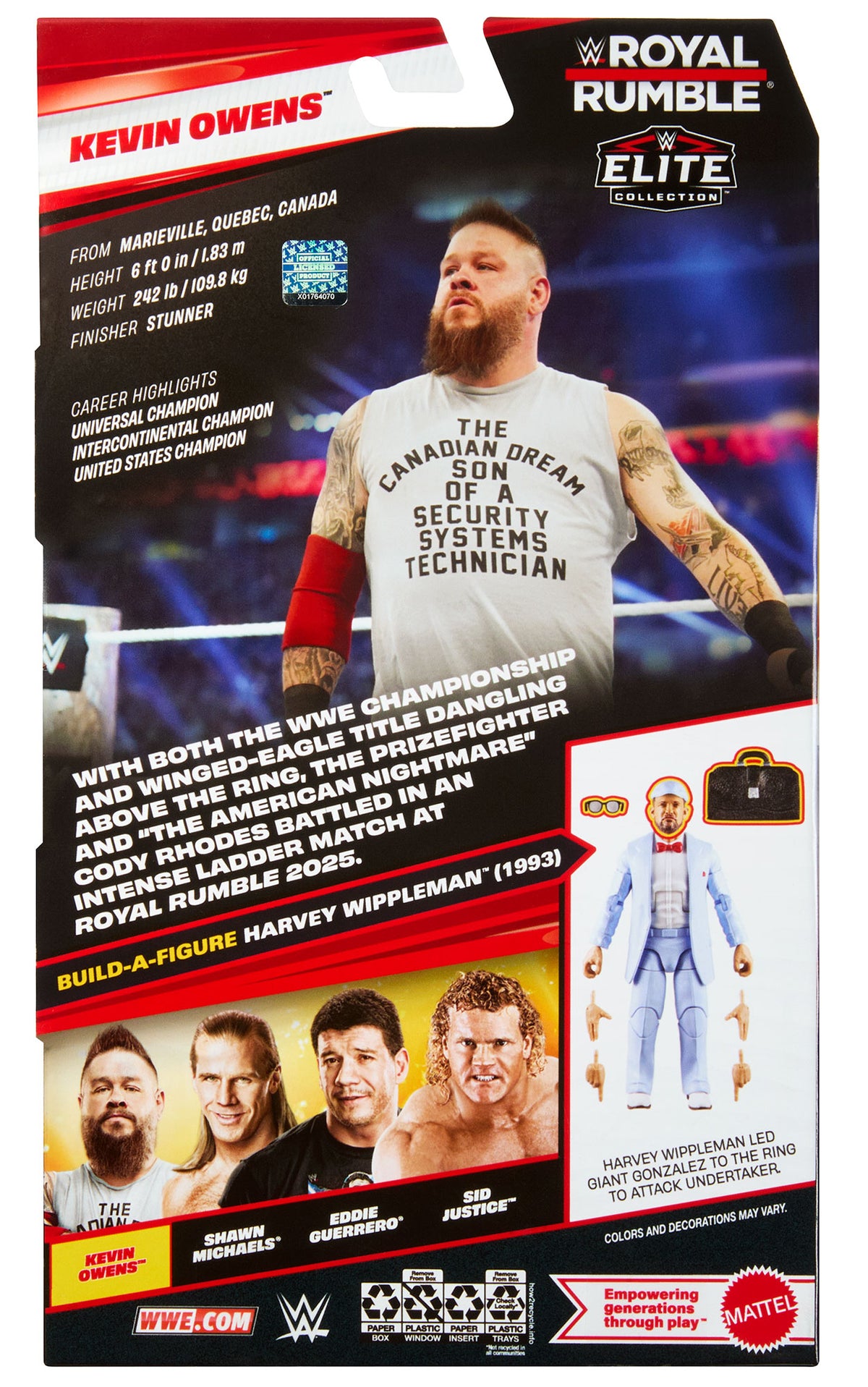 Kevin Owens WWE Royal Rumble 2027 Elite Collection