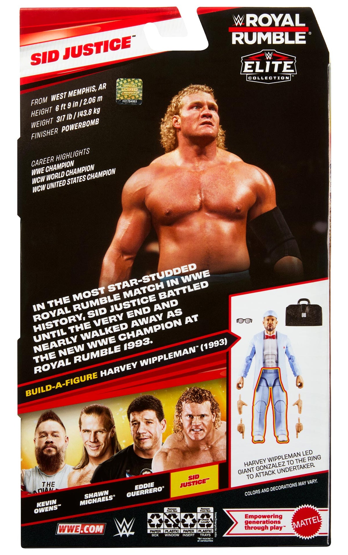 Sid Justice WWE Royal Rumble 2027 Elite Collection