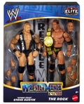 "Stone Cold" Steve Austin vs The Rock  WWE WrestleMania X7 Elite Collection (2-Pack)