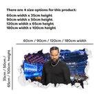 Jimmy Uso WWE Broken Wall Sticker