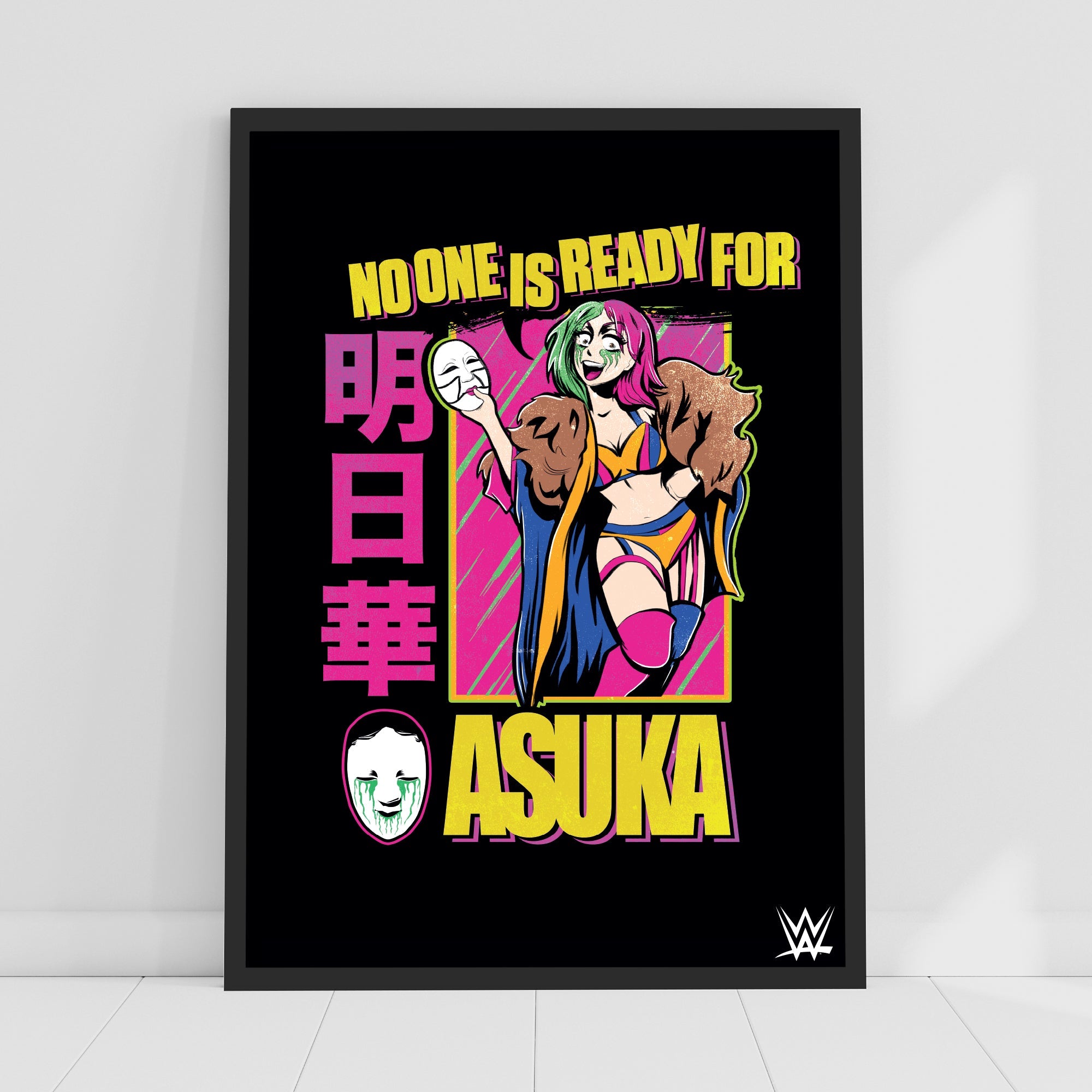 Asuka No One is Ready Graphic WWE Print Poster