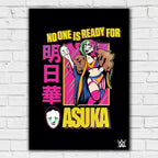 Asuka No One is Ready Graphic WWE Print Poster