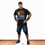 John Cena WWE Cardboard Cut Out (Black T-Shirt)