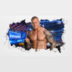 Randy Orton WWE Broken Wall Sticker