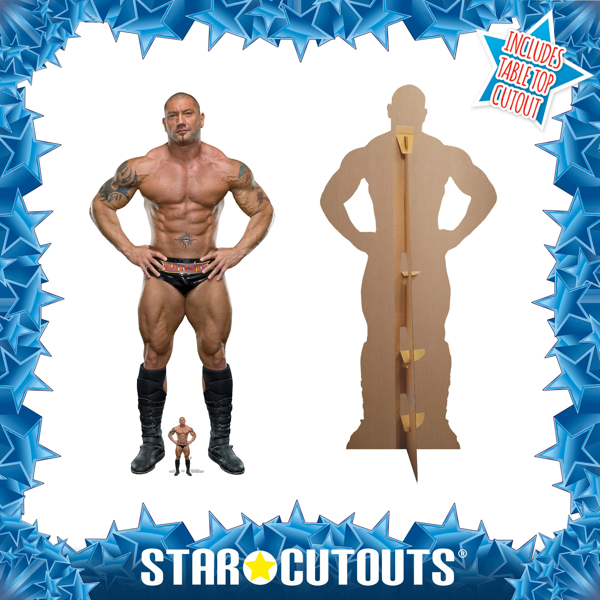 Batista WWE Cardboard Cut Out