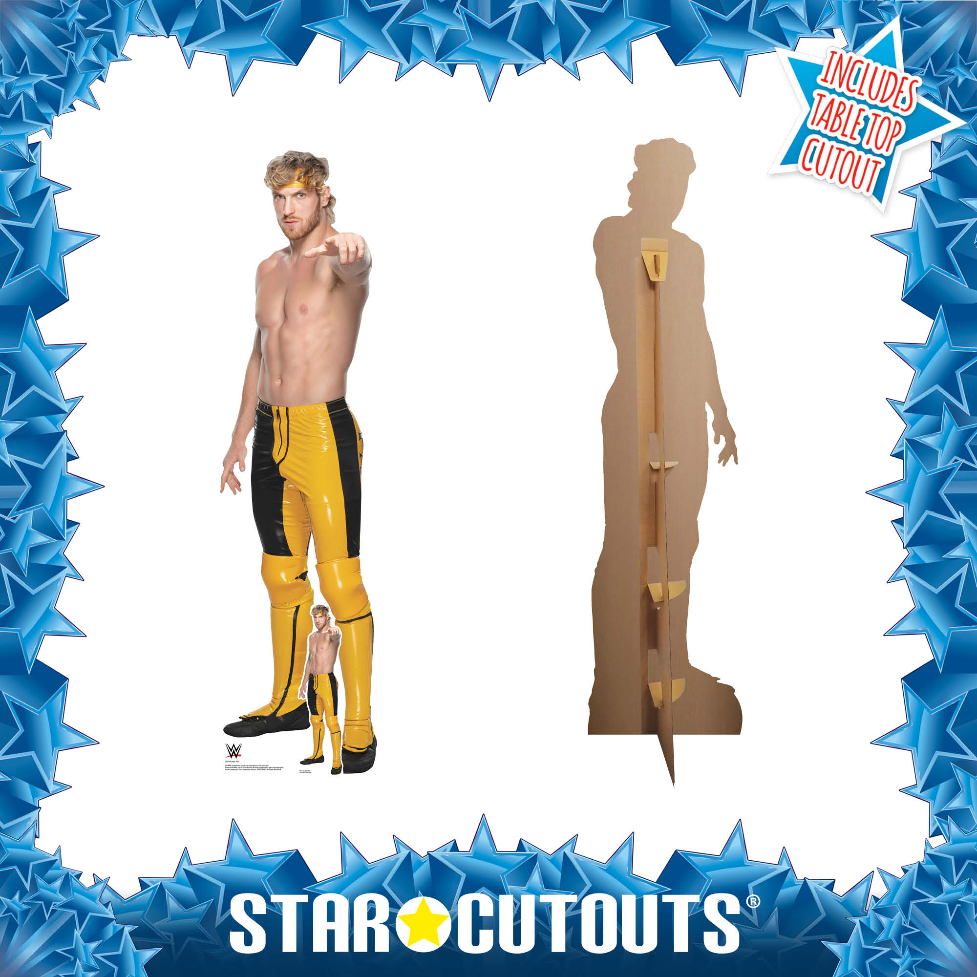 Logan Paul WWE Cardboard Cut Out
