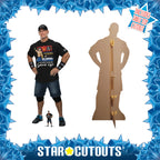 John Cena WWE Cardboard Cut Out (Black T-Shirt)