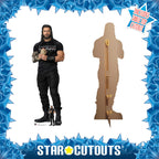 Roman Reigns WWE Cardboard Cut Out (Black T-Shirt)