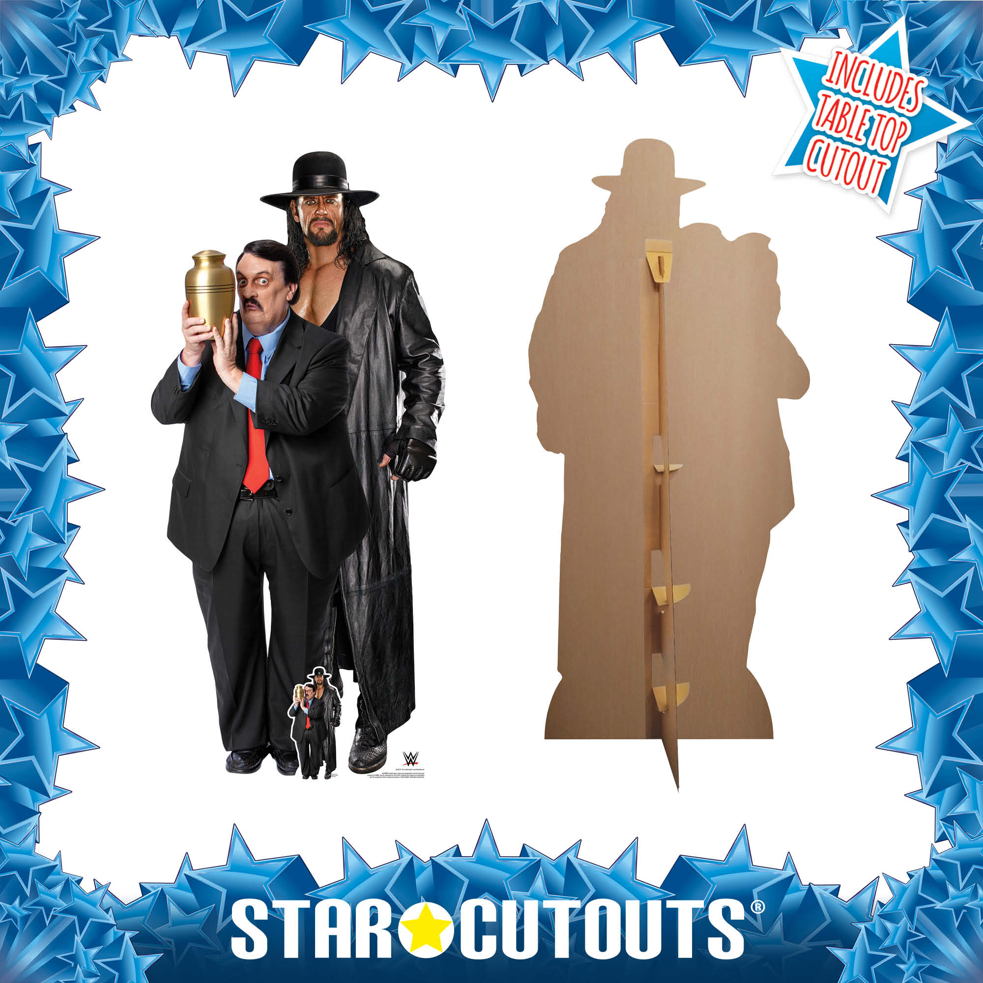 Undertaker & Paul Bearer WWE Cardboard Cut Out