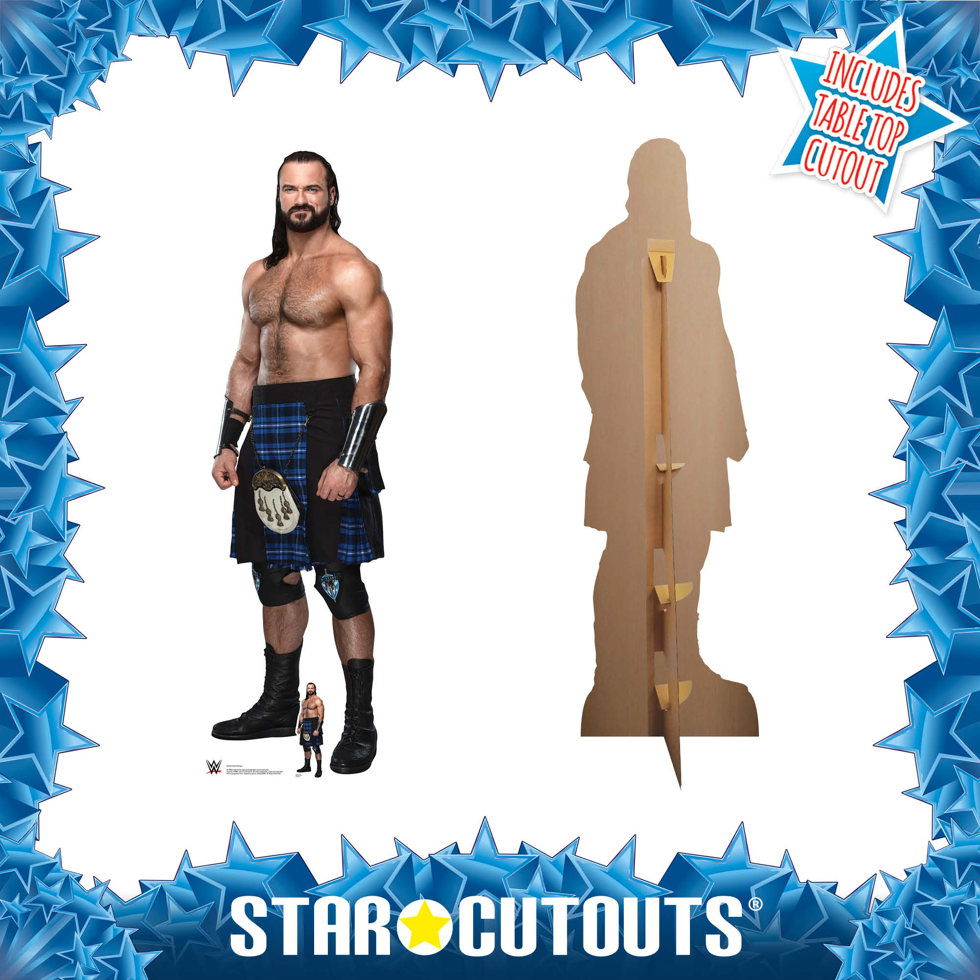 Drew McIntyre WWE Cardboard Cut Out