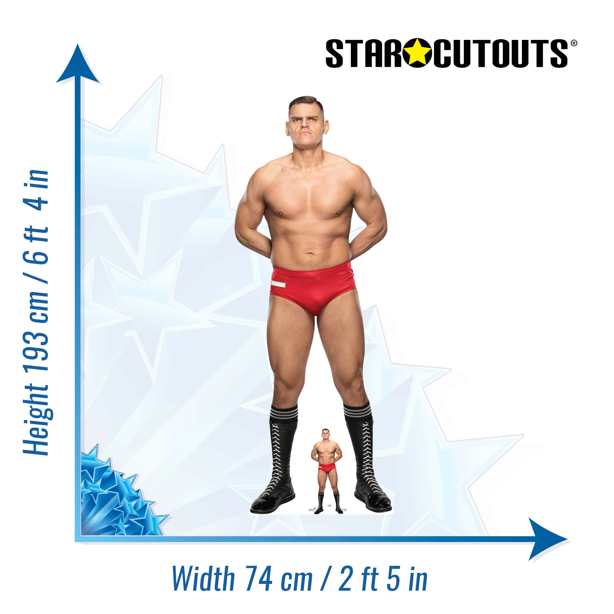 Gunther WWE Cardboard Cut Out