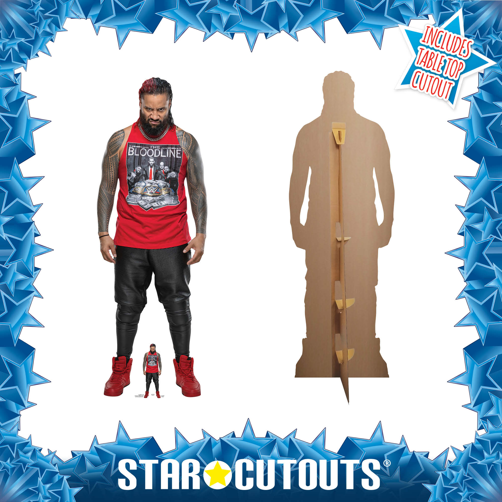 Jimmy Uso WWE Cardboard Cut Out