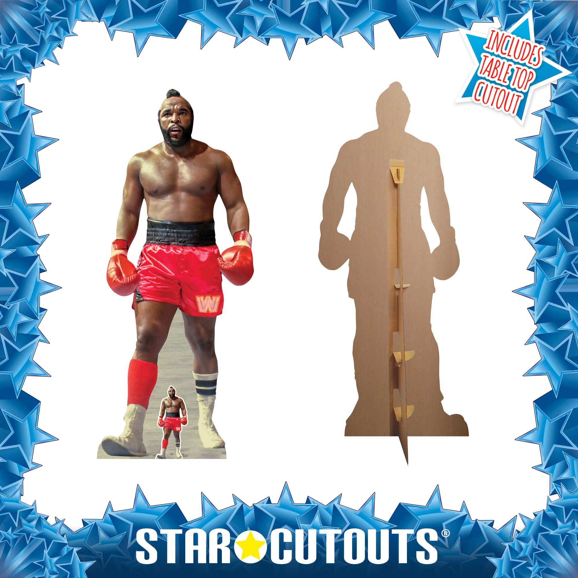 Mr T WWE Cardboard Cut Out