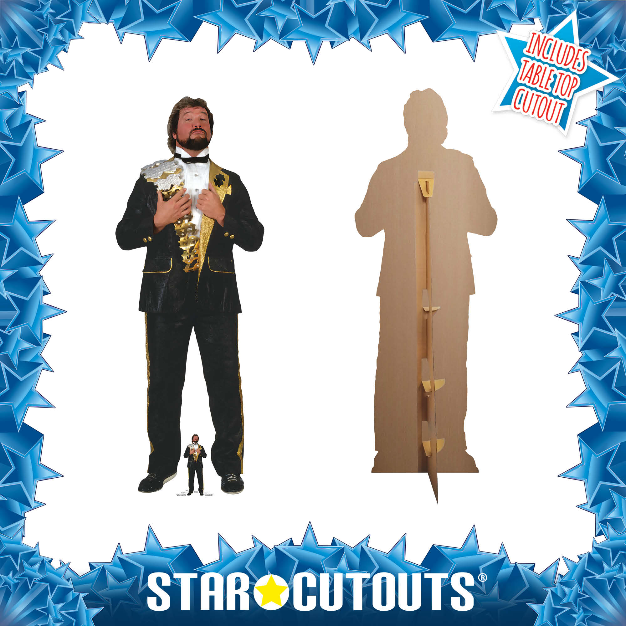 Million Dollar Man Ted DiBiase WWE Cardboard Cut Out