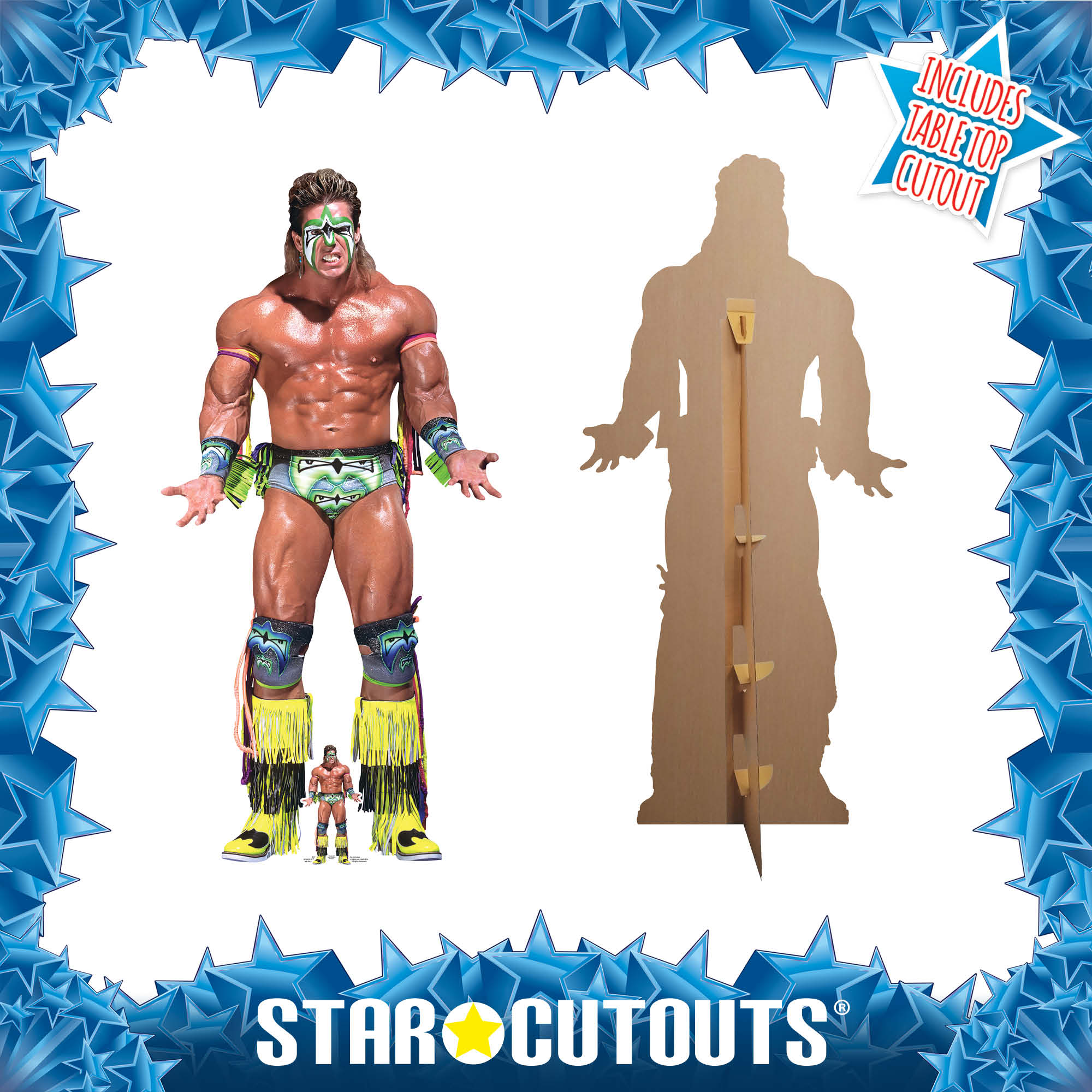 Ultimate Warrior WWE Cardboard Cut Out 2