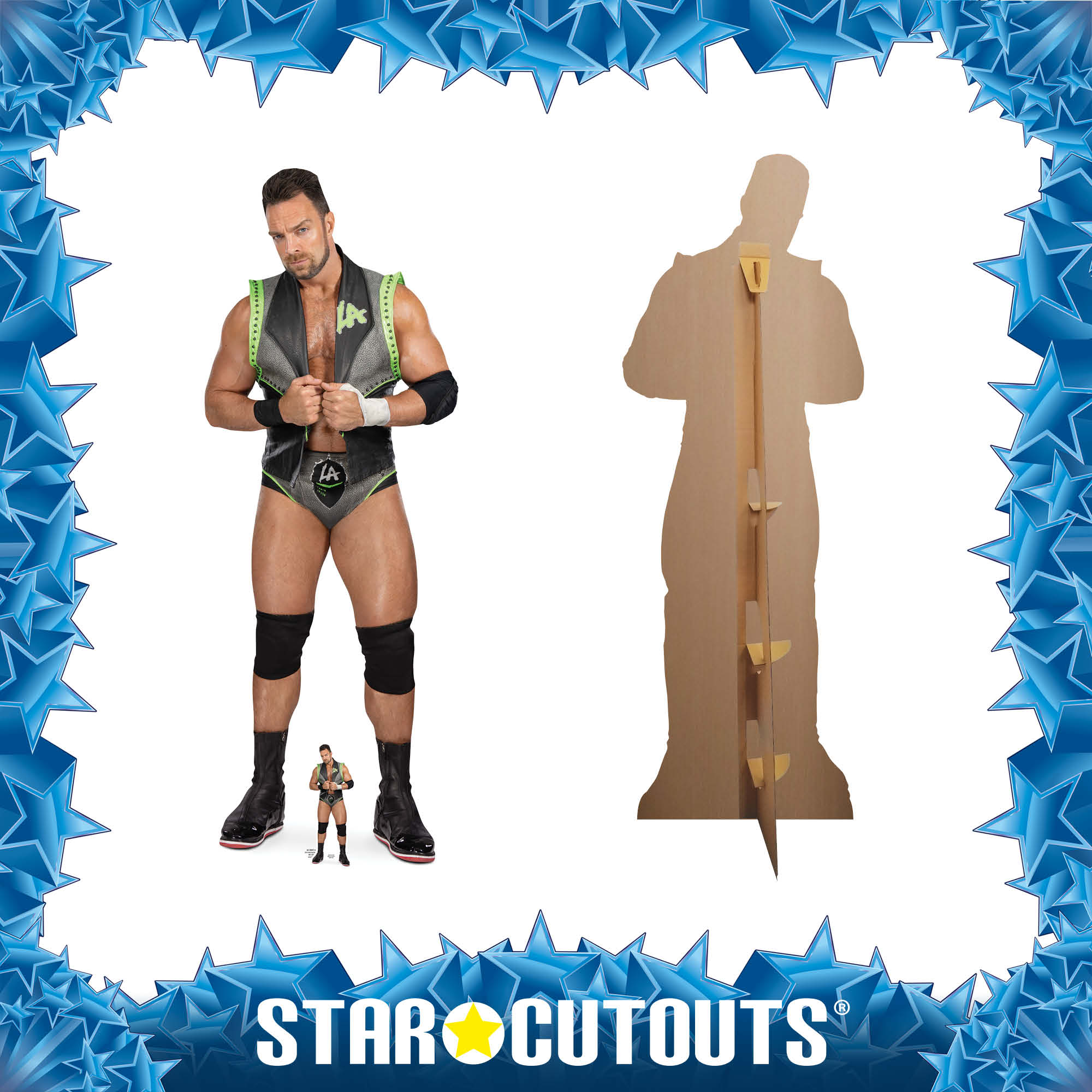 LA Knight WWE Cardboard Cut Out
