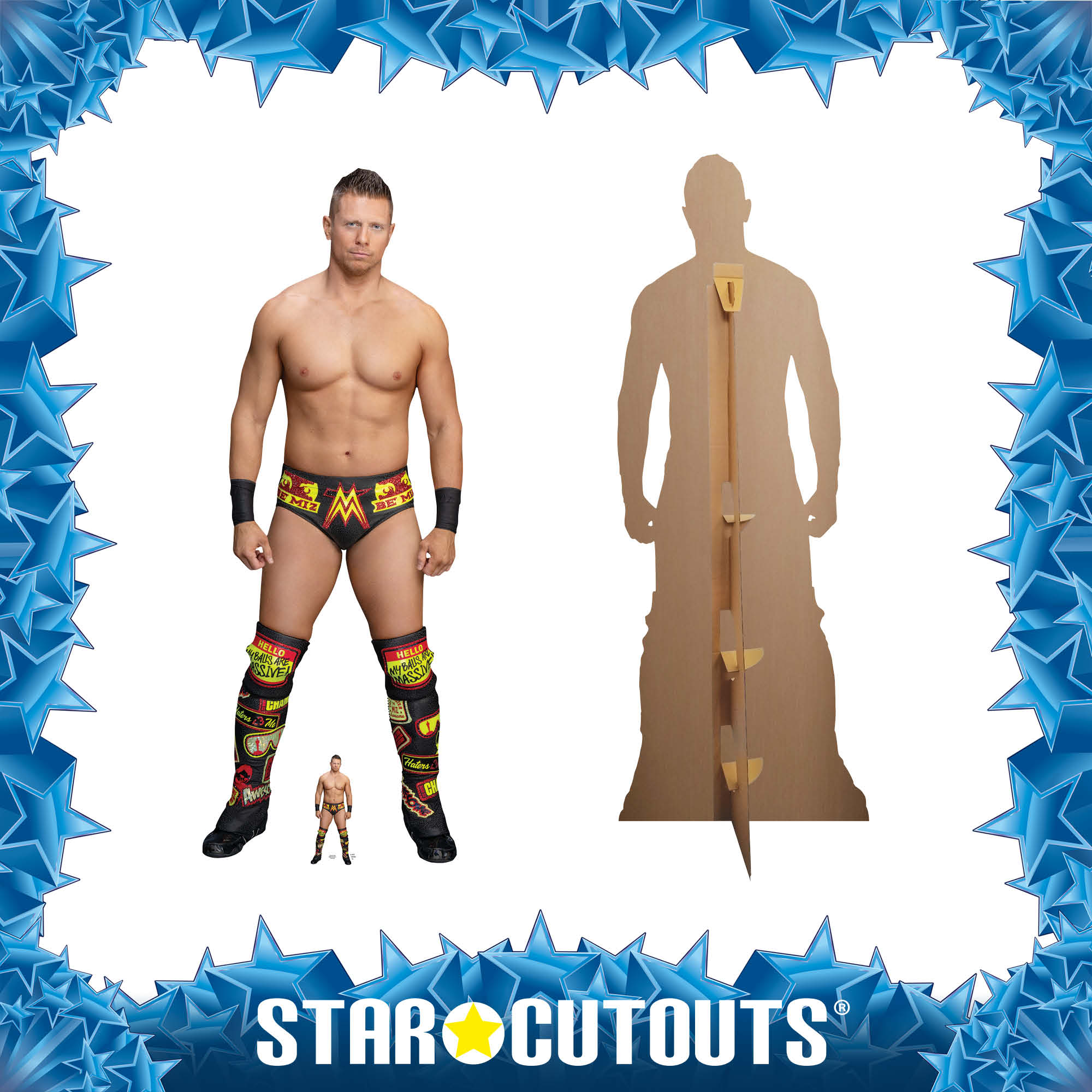 The Miz WWE Cardboard Cut Out