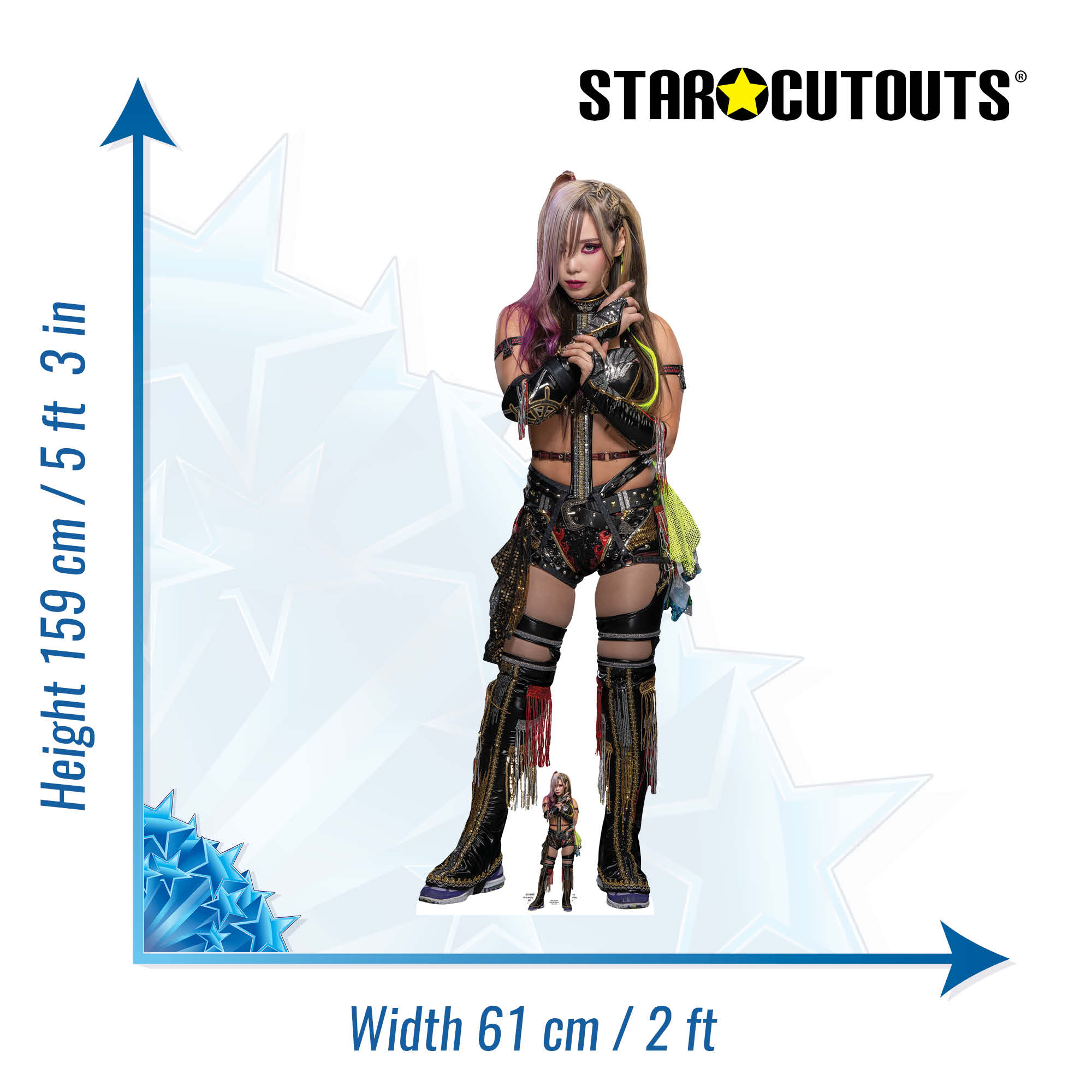 Kairi Sane WWE Cardboard Cut Out